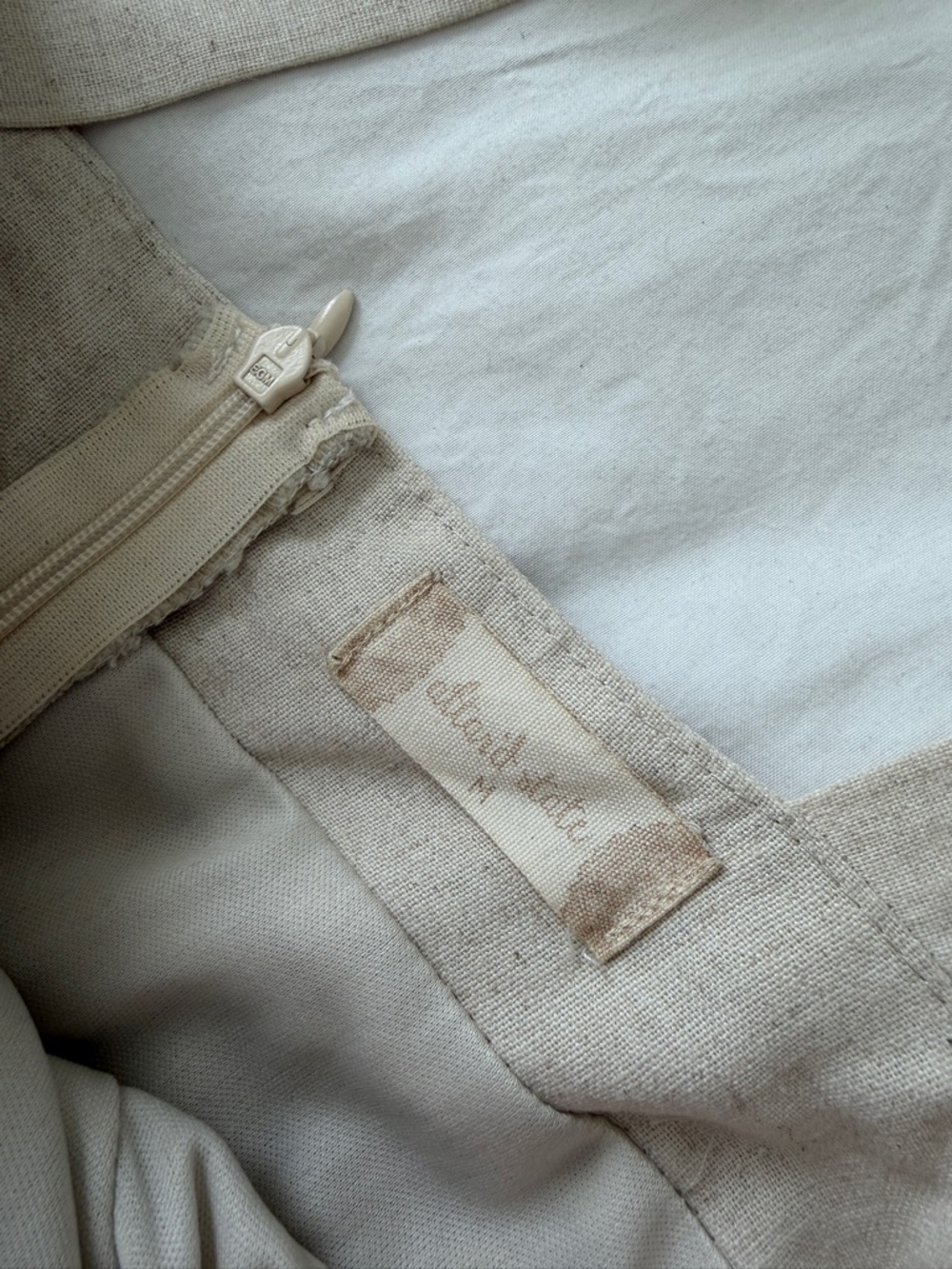 Altar’d State Alise Linen Jumpsuit in Khaki - Picture 6 of 6